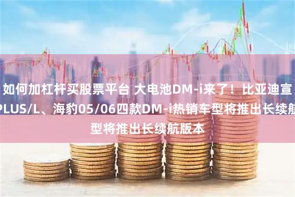 如何加杠杆买股票平台 大电池DM-i来了！比亚迪宣布秦PLUS/L、海豹05/06四款DM-i热销车型将推出长续航版本